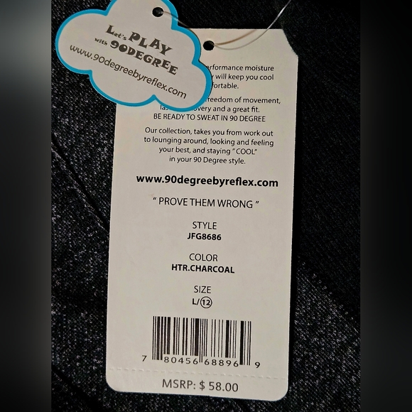 NEW 90° Degree by Reflex Girls Large Hoodie - Picture 7 of 7